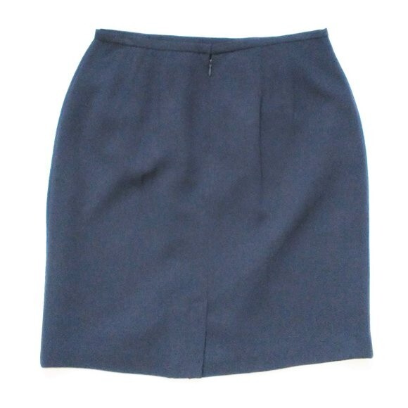 Norton McNaughton Dark Blue Navy Pencil Skirt Size 10P Career Knee Length NWT - Picture 4 of 9
